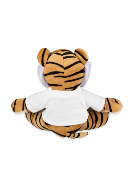 Plush Tiger - white - Back