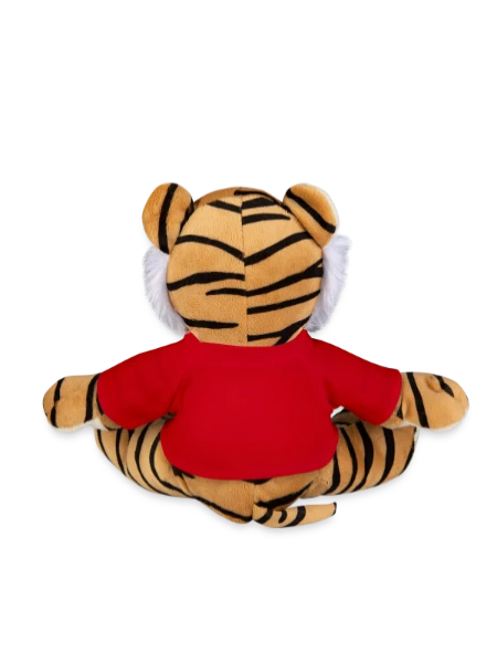 Plush Tiger - red - Back