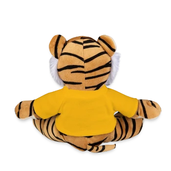 Plush Tiger - sun yellow - Back