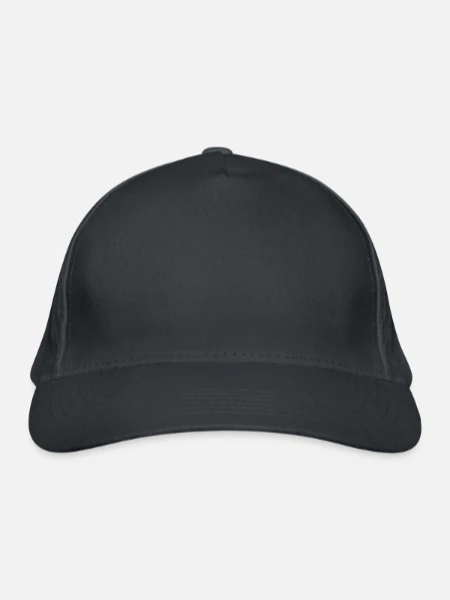 Casquette classique bio - gris graphite - Devant