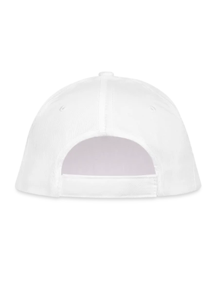 Organic Baseball Cap - white - Back