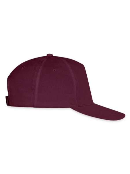 Organic Baseball Cap - burgundy - Right