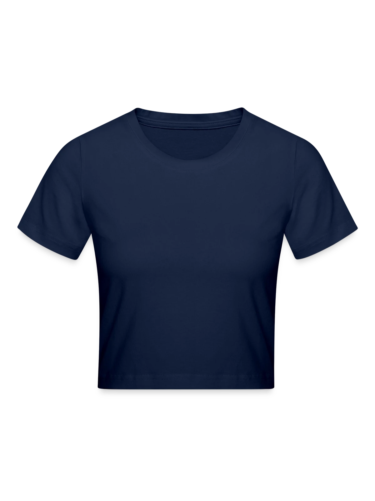 Cropped T-Shirt - light navy - Front