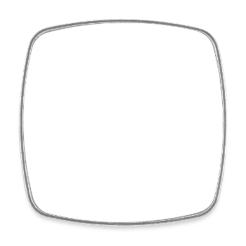 Magnet carré - blanc