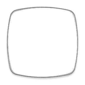 Square fridge magnet