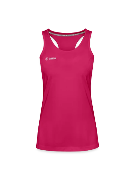 JAKO Women's Tank Top Run 2.0 - dark pink - Front