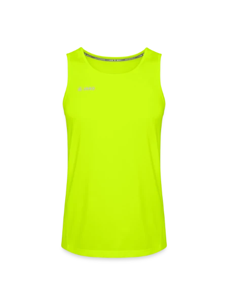 Débardeur JAKO Run 2.0 Homme - jaune néon - Devant