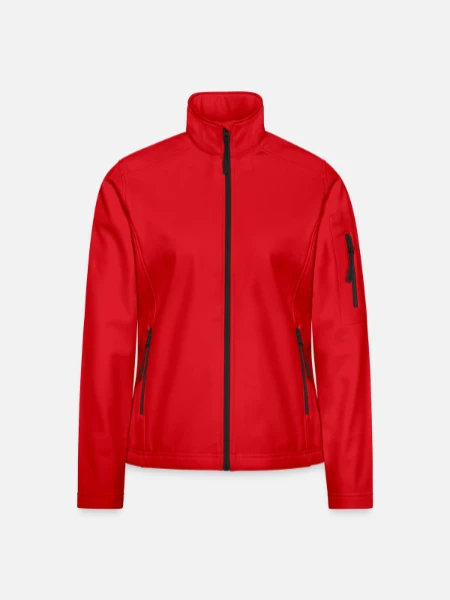 Women's Softshell Jacket - red - Front