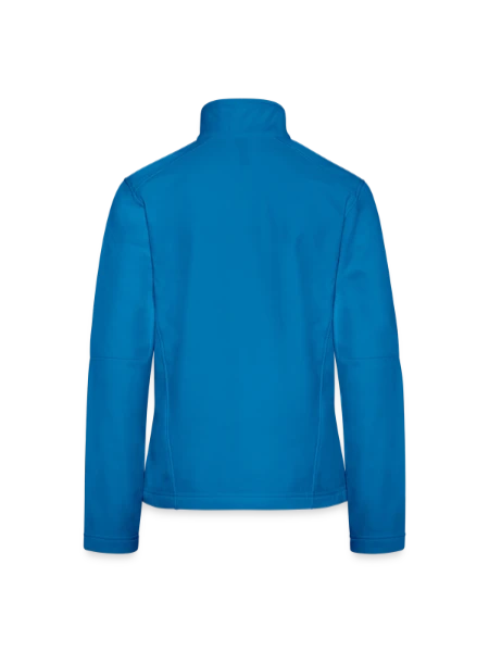 Women's Softshell Jacket - light blue - Back