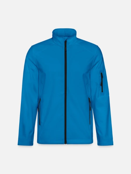 Unisex Softshell Jacket - light blue - Front