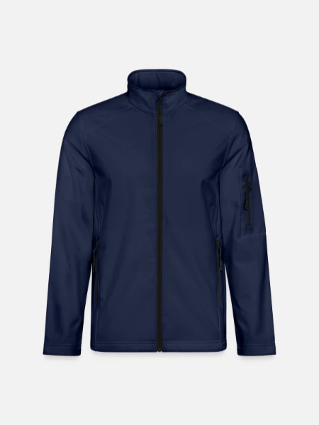 Unisex Softshell Jacket - navy - Front