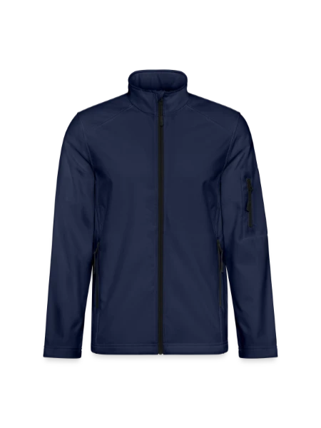 Unisex Softshelljacke - Navy - Vorne