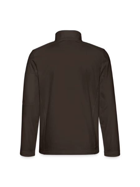 Unisex Softshelljacke - Schokobraun - Hinten