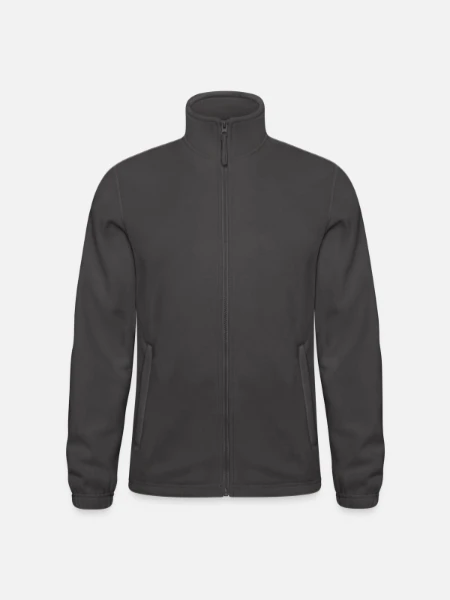 Men's Fleece Jacket North  - charcoal grey - Front