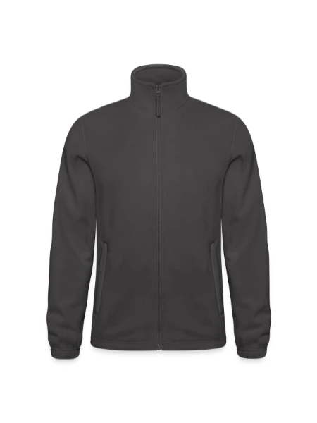 Men's Fleece Jacket North  - charcoal grey - Front