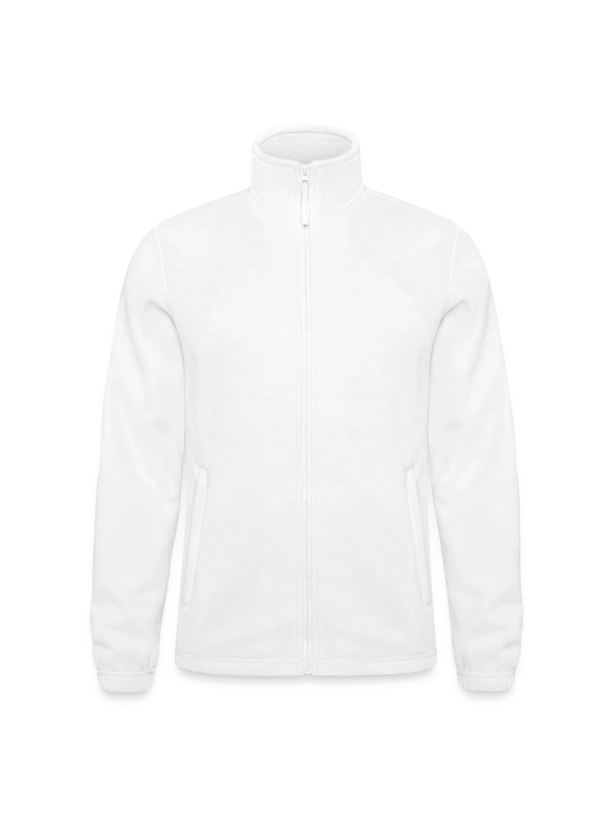 Men's Fleece Jacket North  - white - Front
