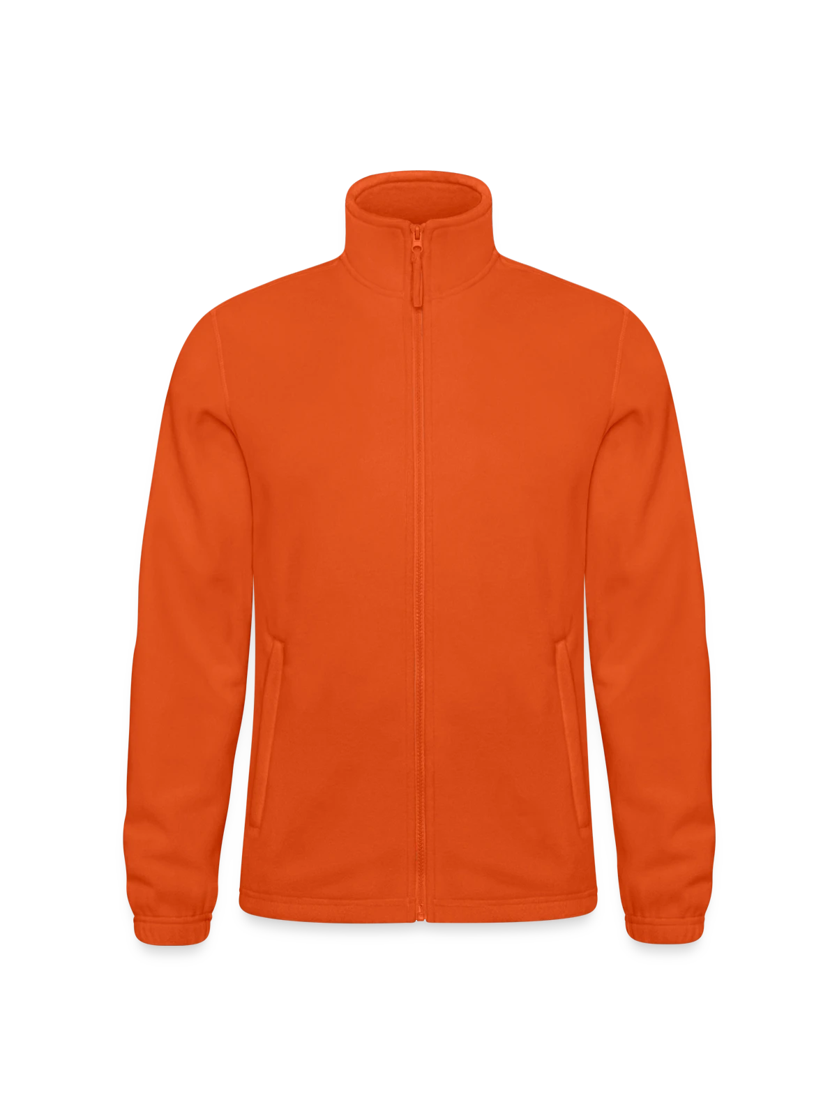 Men's Fleece Jacket North  - orange - Front