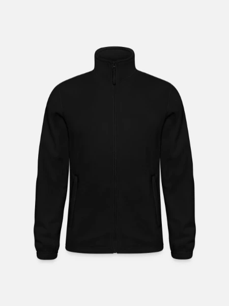 Men's Fleece Jacket North  - black - Front