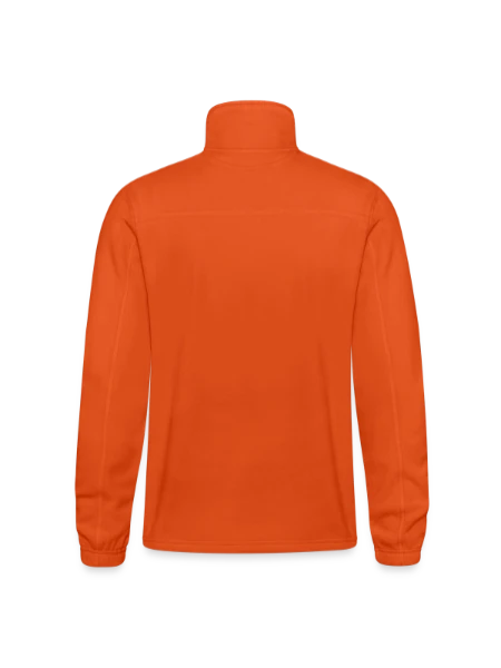 Men's Fleece Jacket North  - orange - Back