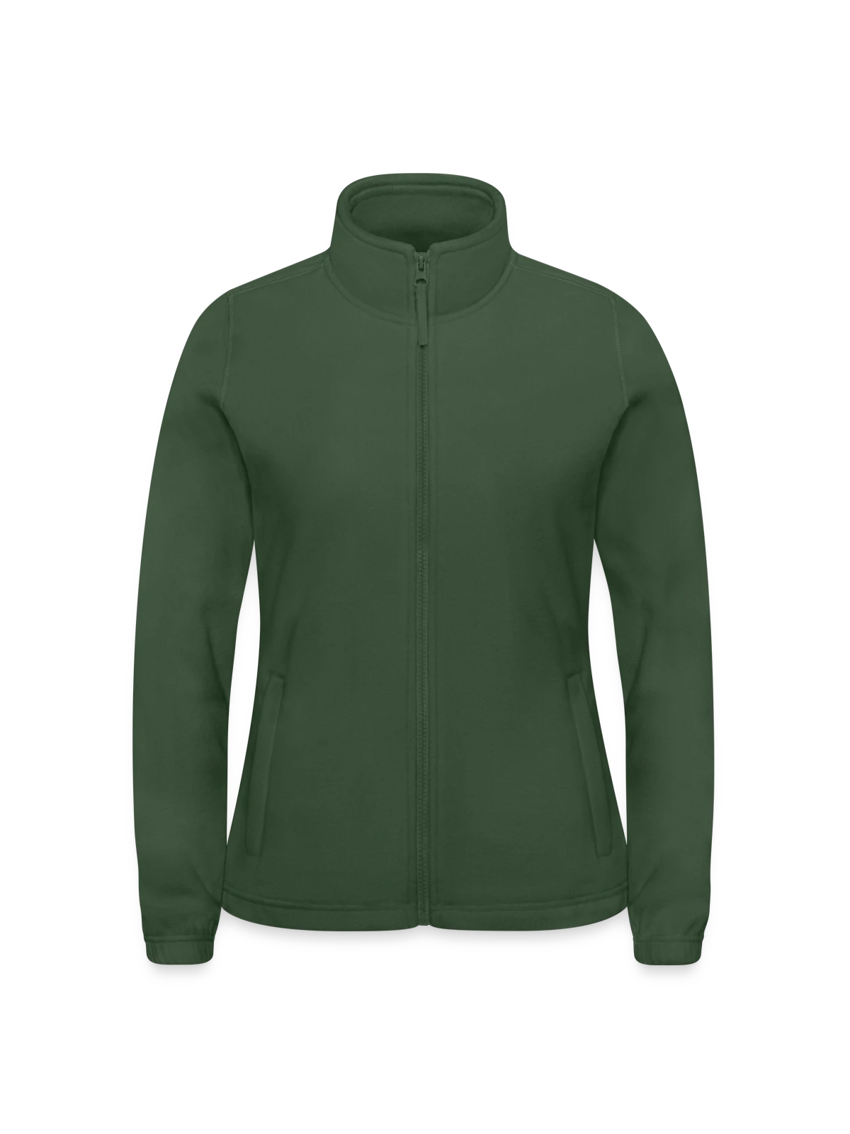 Women's Fleece Jacket North - fir green - Front