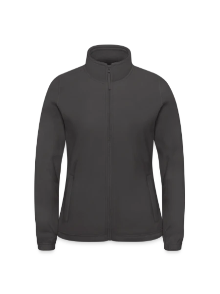 Women's Fleece Jacket North - charcoal grey - Front