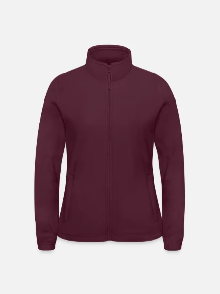 Women's Fleece Jacket North - burgundy - Front