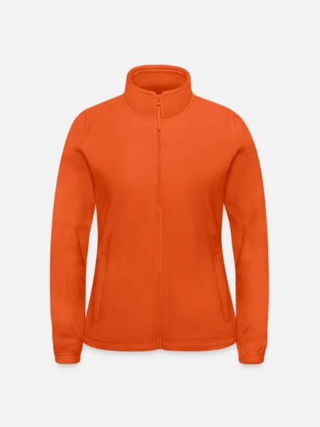 Women's Fleece Jacket North - orange - Front