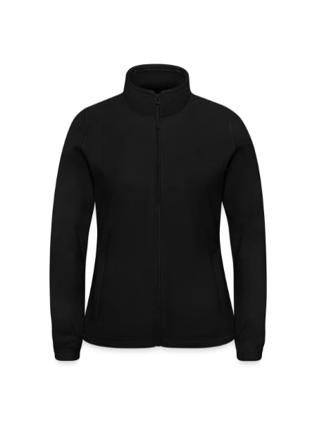 Women's Fleece Jacket North - black - Front