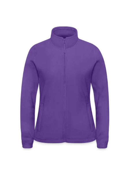 Women's Fleece Jacket North - dark purple - Front