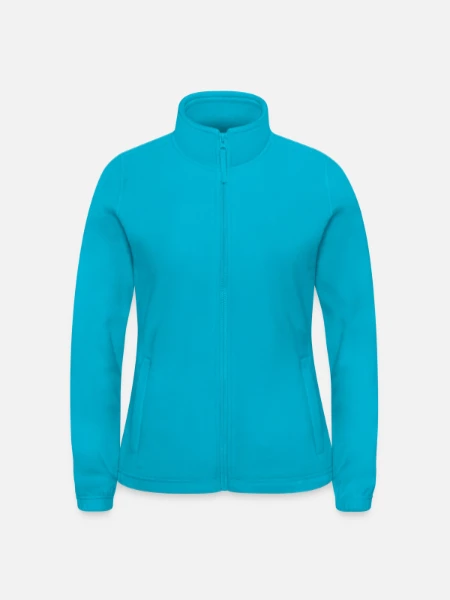 Women's Fleece Jacket North - aqua - Front