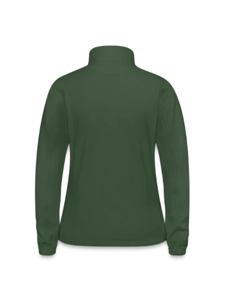 Women's Fleece Jacket North - fir green - Back