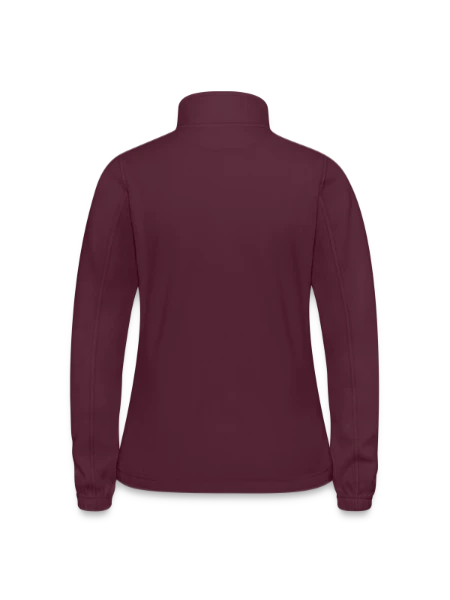 Women's Fleece Jacket North - burgundy - Back