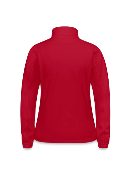 Women's Fleece Jacket North - red - Back