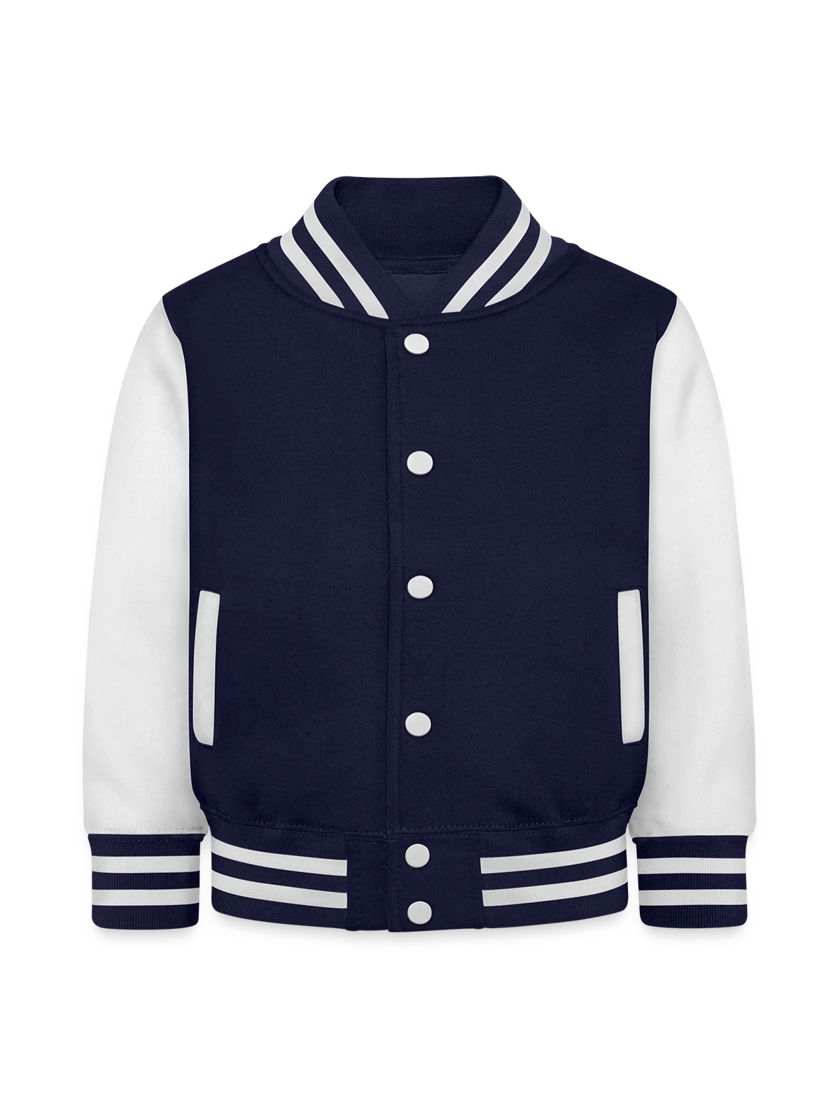 Veste Teddy Enfant - marine/blanc - Devant