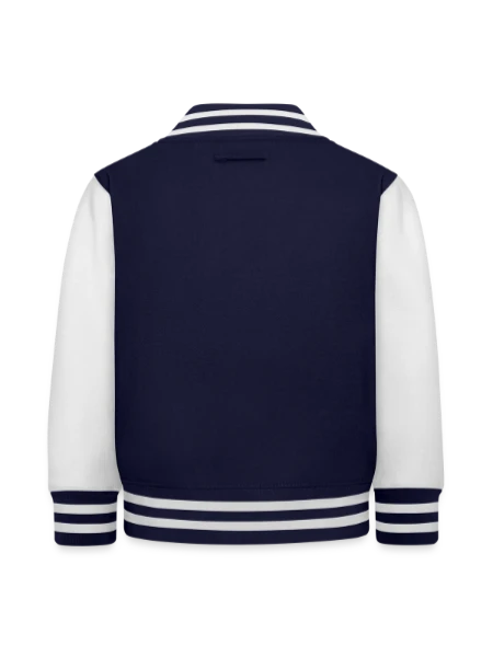 Veste Teddy Enfant - marine/blanc - Dos