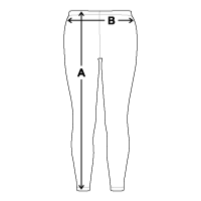 Massschema Frauen Jersey Leggings