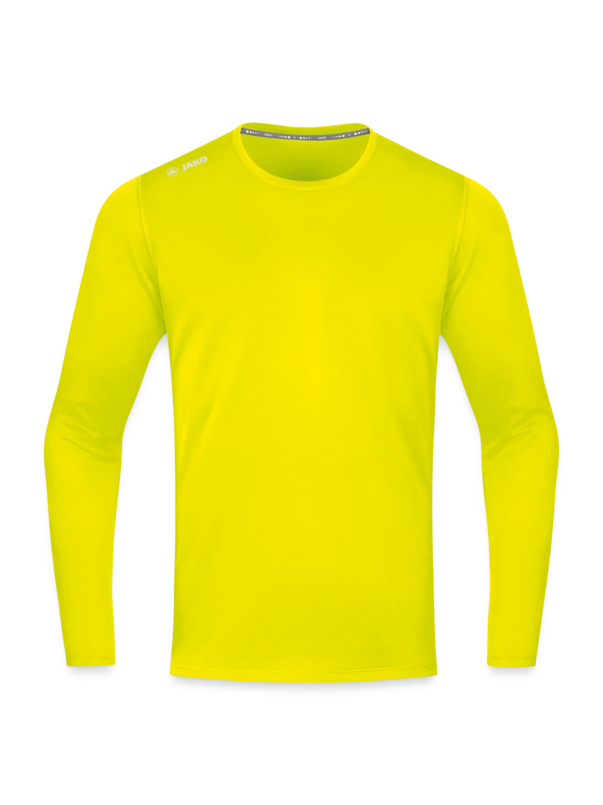 JAKO Long Sleeve Run 2.0 - neon yellow - Front