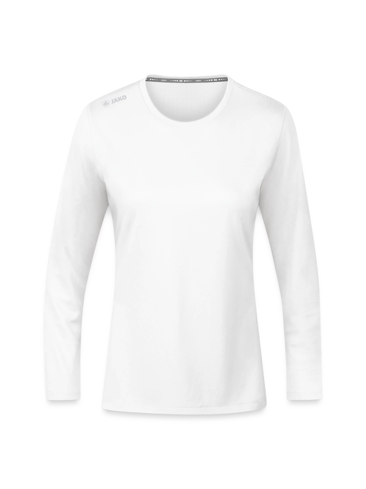 JAKO Women's Long Sleeve Run 2.0  - white - Front