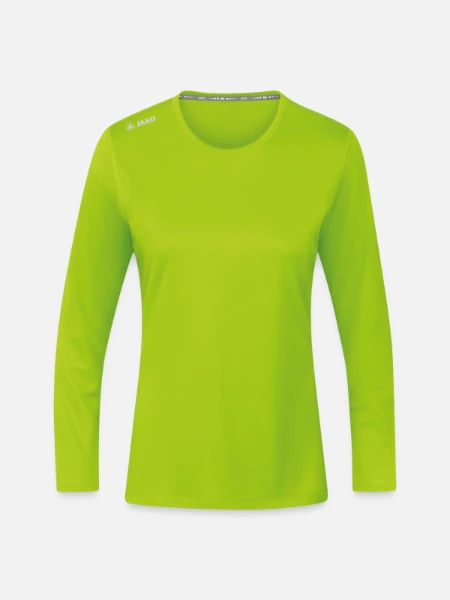 JAKO Women's Long Sleeve Run 2.0  - neon green - Front