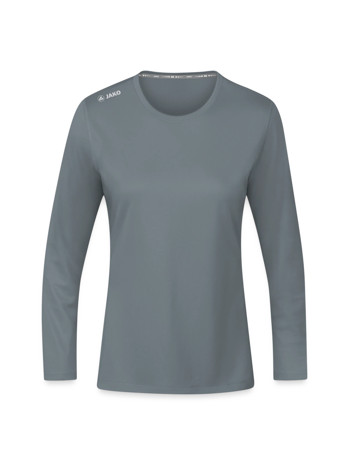 JAKO Women's Long Sleeve Run 2.0  - grey - Front