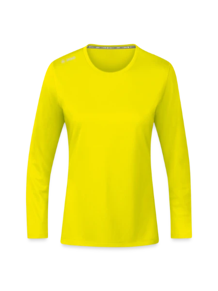 JAKO Women's Long Sleeve Run 2.0  - neon yellow - Front