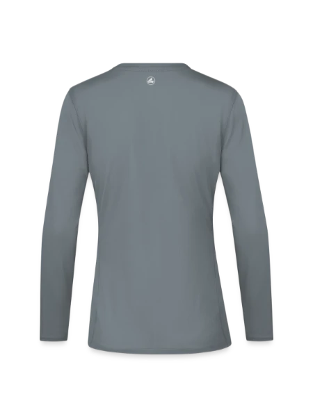 JAKO Women's Long Sleeve Run 2.0  - grey - Back