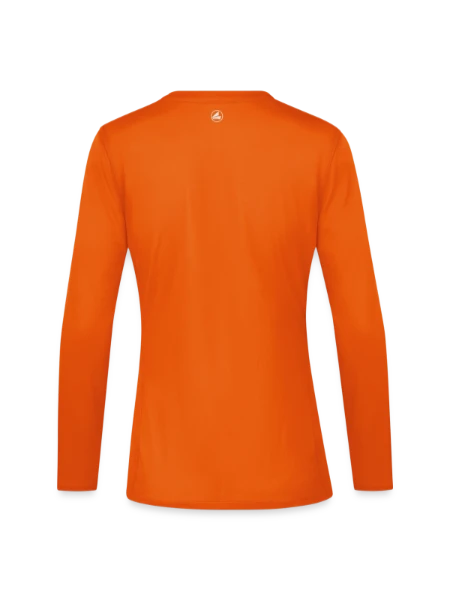 JAKO Women's Long Sleeve Run 2.0  - neon orange - Back
