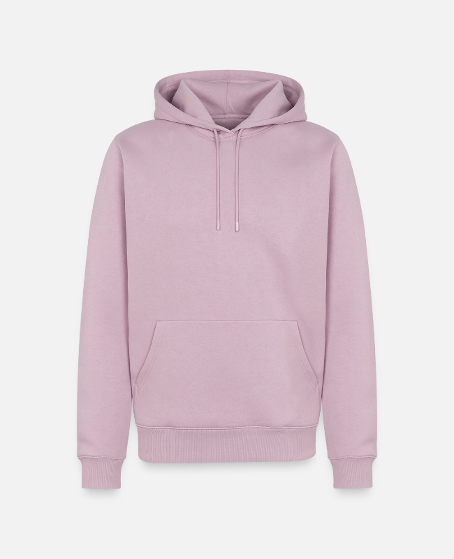 Herre Premium økologisk hoodie Foran - center