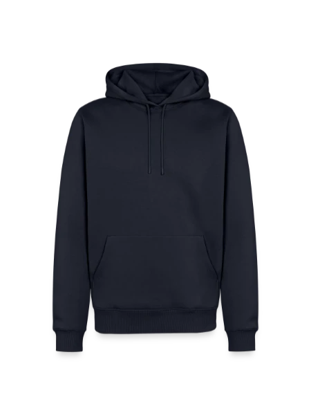 Men’s Premium Organic Hoodie - navy - Front