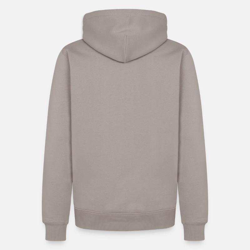 Felpa con cappuccio ecologica premium da uomo