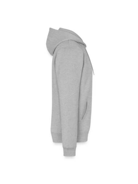 Men’s Premium Organic Hoodie - heather grey - Right