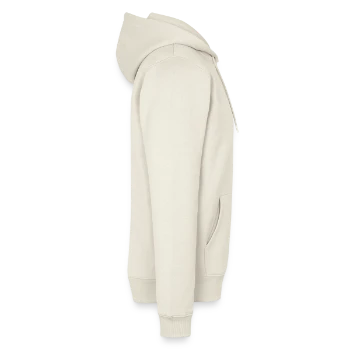 Men’s Premium Organic Hoodie - off white - Right - Nico (187cm)