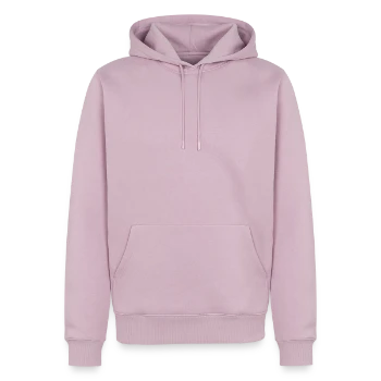 Sweat à capuche Premium bio Homme - rose poudré