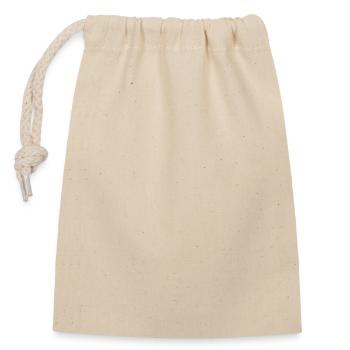 Gavepose av bomull med lukkemekanisme (14x20cm)